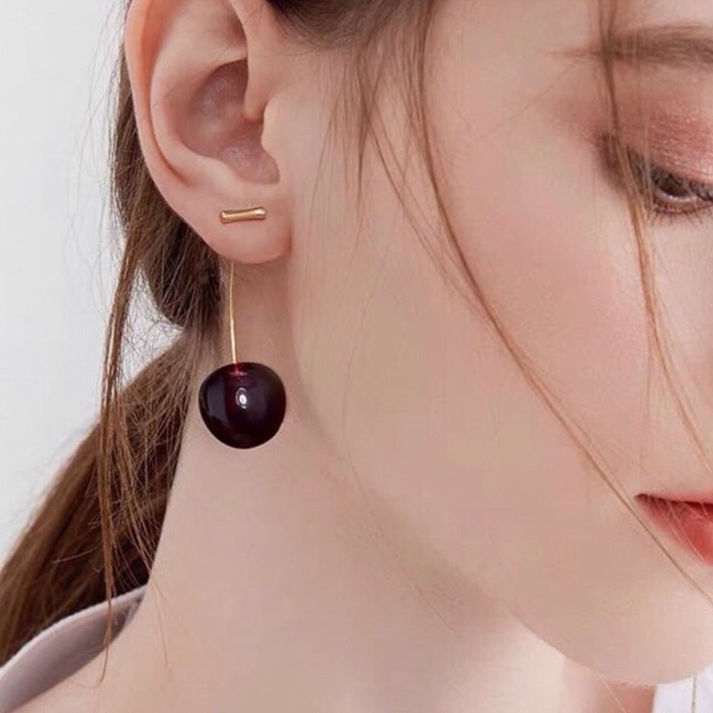 NEW COLORS Anthro Cherry Drop Earrings - Picture 10 of 16
